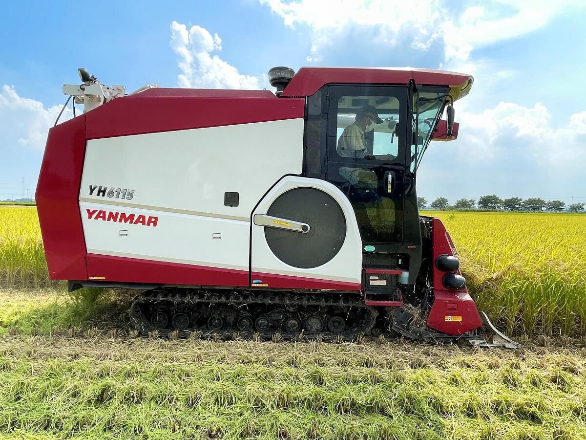 ヤマザキライス所有・ヤンマー社製GPS可変施肥田植え機